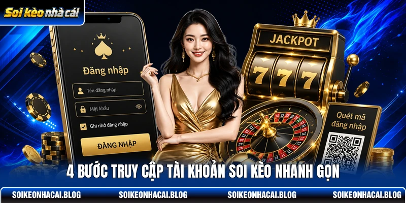 4 bước truy cập tài khoản Soi Kèo nhanh gọn