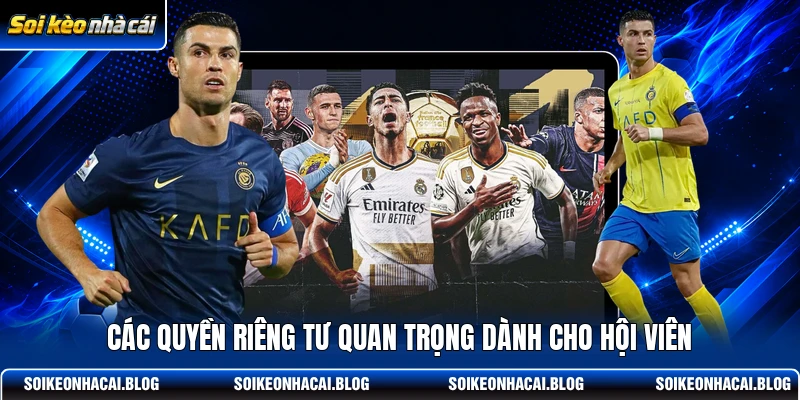 Các quyền riêng tư quan trọng dành cho hội viên Các quyền riêng tư quan trọng dành cho hội viên