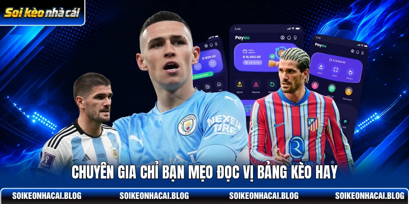 Chuyên gia chỉ bạn mẹo đọc vị bảng kèo hay Chuyên gia chỉ bạn mẹo đọc vị bảng kèo hay