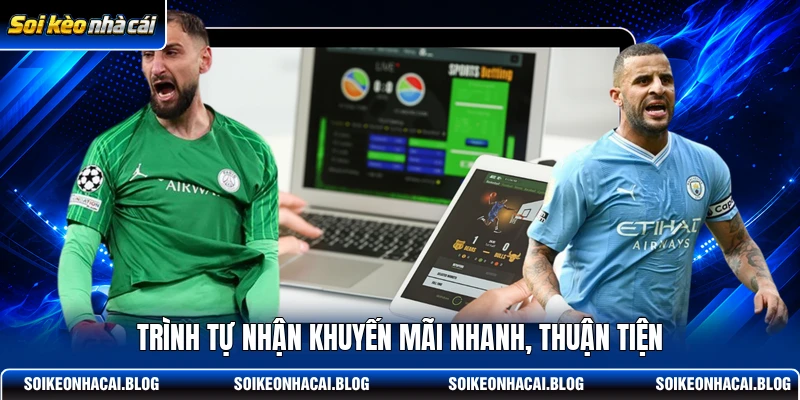 Trình tự nhận khuyến mãi nhanh, thuận tiện Trình tự nhận khuyến mãi nhanh, thuận tiện